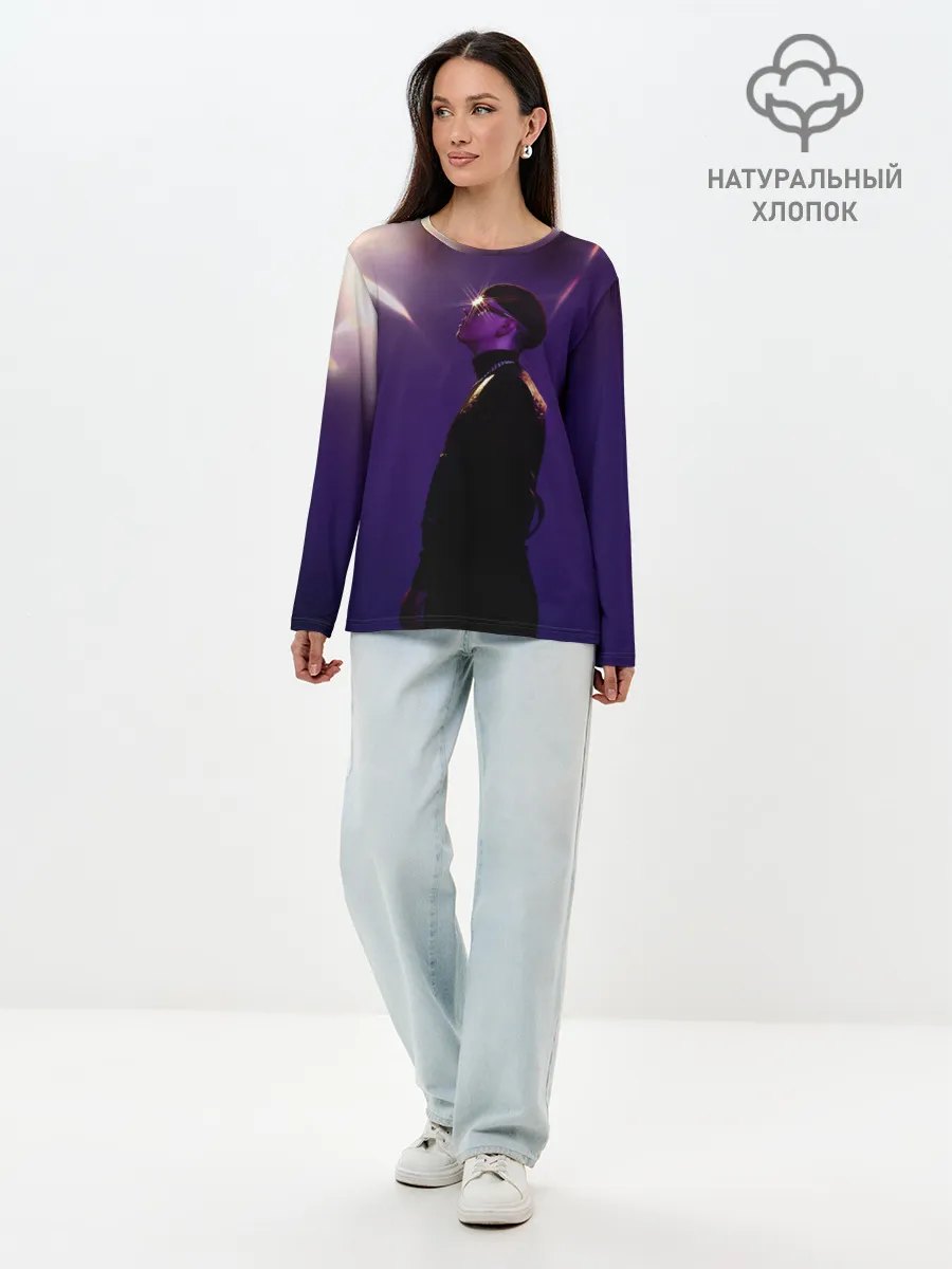 Лонгслив женский. Хлопок / BIG BABY TAPE - TRAP LUV