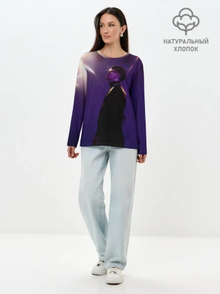 Лонгслив женский. Хлопок / BIG BABY TAPE - TRAP LUV