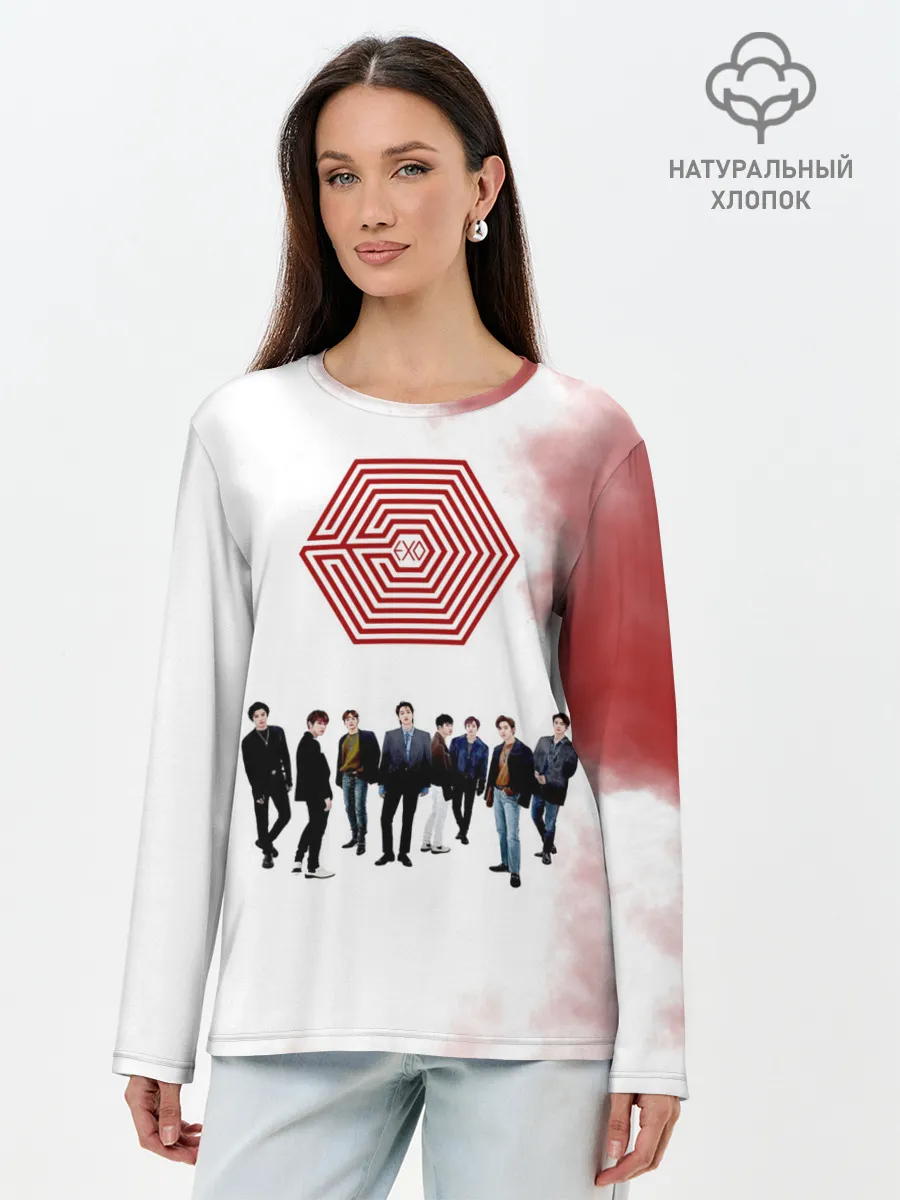 Лонгслив женский. Хлопок / EXO