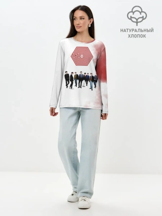 Лонгслив женский. Хлопок / EXO