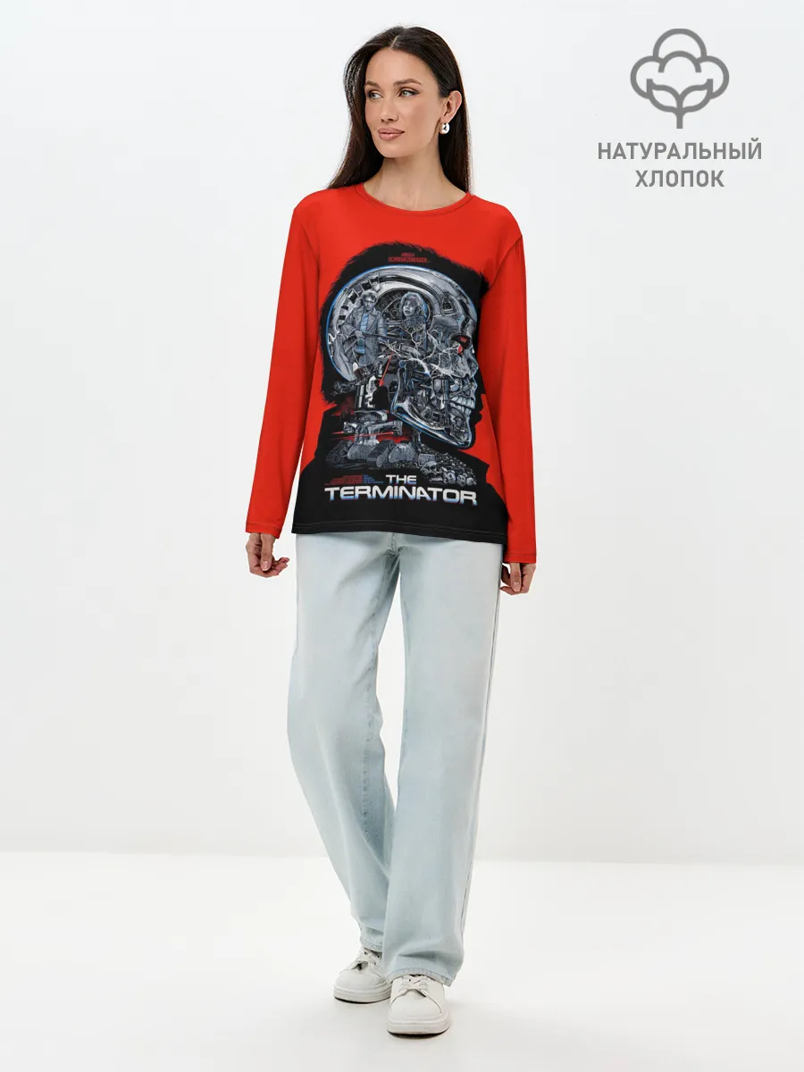 Лонгслив женский. Хлопок / The Terminator