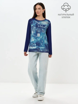 Лонгслив женский. Хлопок / Doctor Who