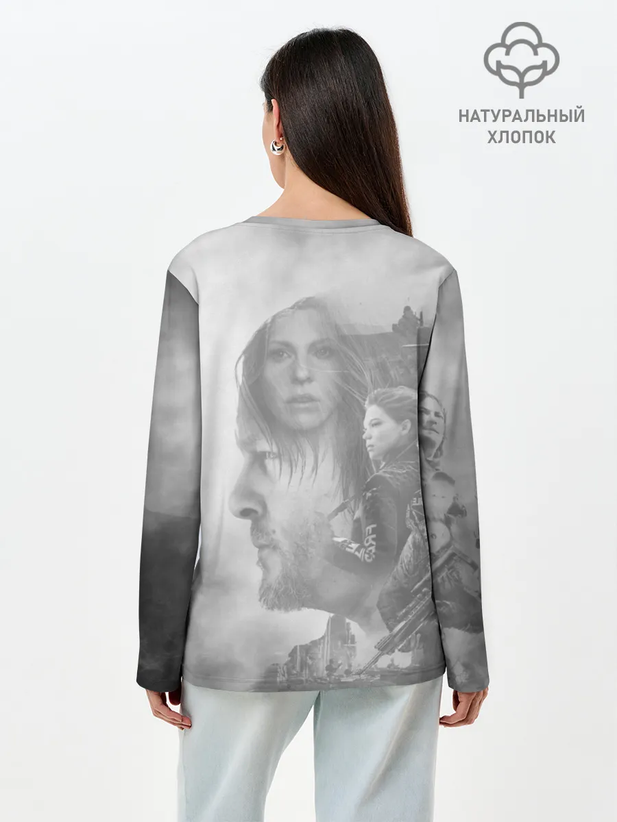 Лонгслив женский. Хлопок / Death Stranding