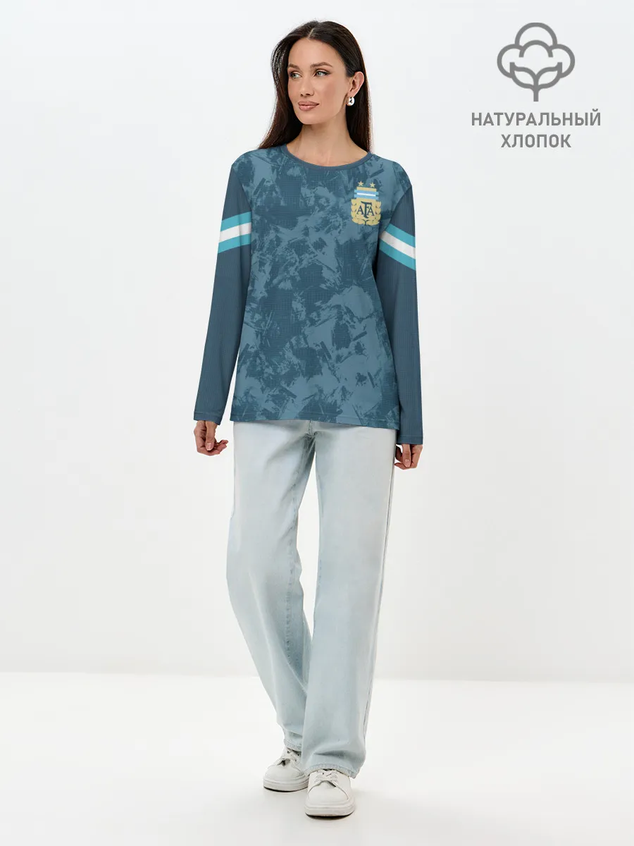 Лонгслив женский. Хлопок / Away Copa America 2020