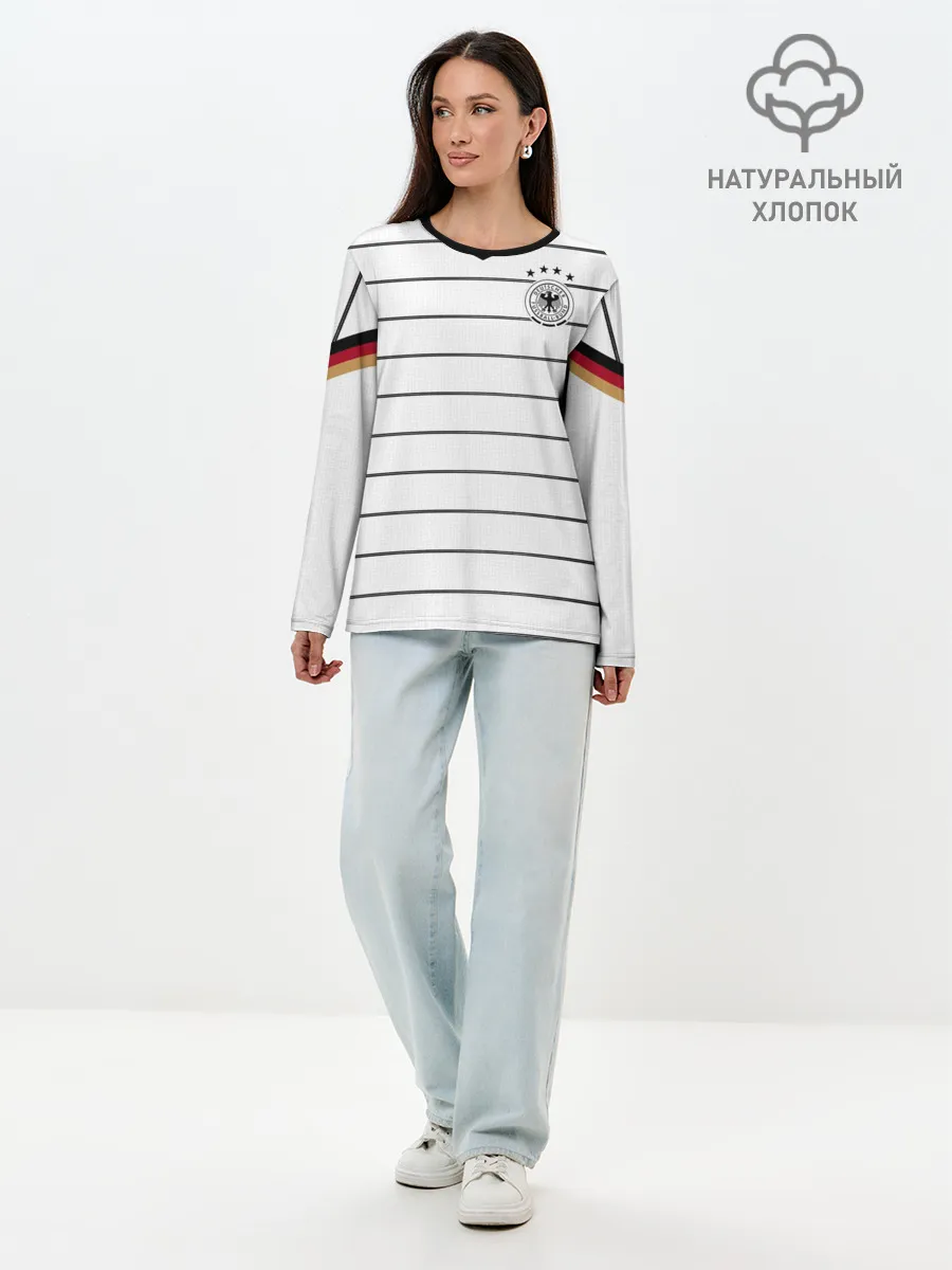 Лонгслив женский. Хлопок / Germany home 2020 EURO