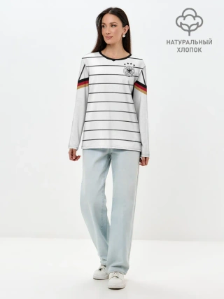 Лонгслив женский. Хлопок / Germany home 2020 EURO
