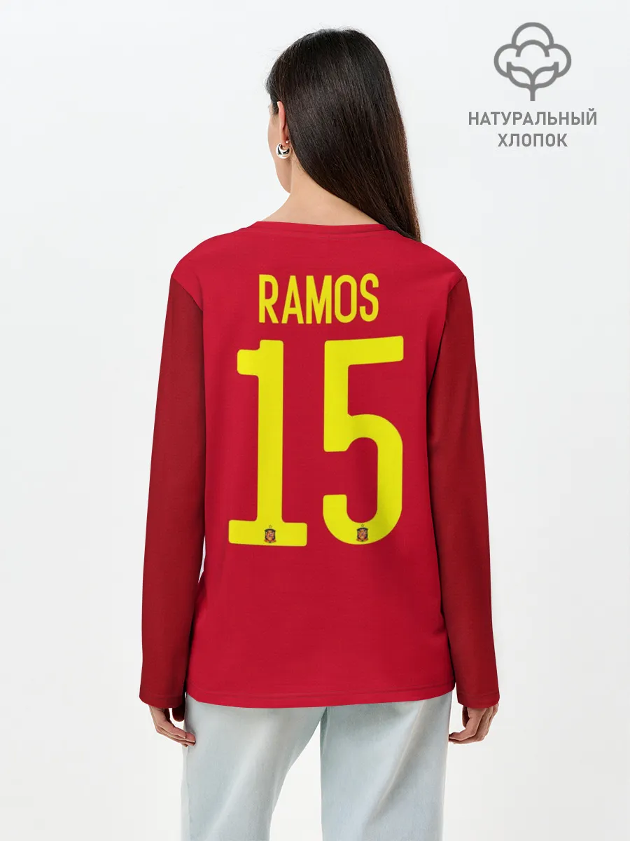Лонгслив женский. Хлопок / Ramos home EURO 2020