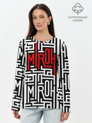 Лонгслив женский. Хлопок / Miroh - Stray Kids