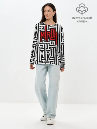 Лонгслив женский. Хлопок / Miroh - Stray Kids
