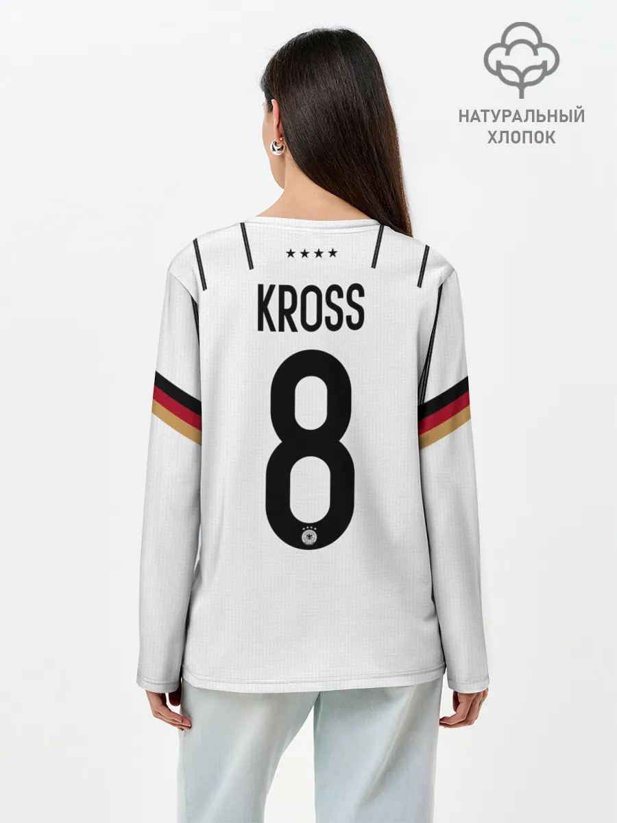 Лонгслив женский. Хлопок / Kross home EURO 2020