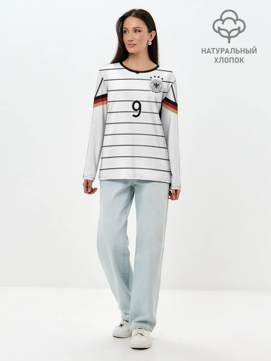 Лонгслив женский. Хлопок / Werner home EURO 2020