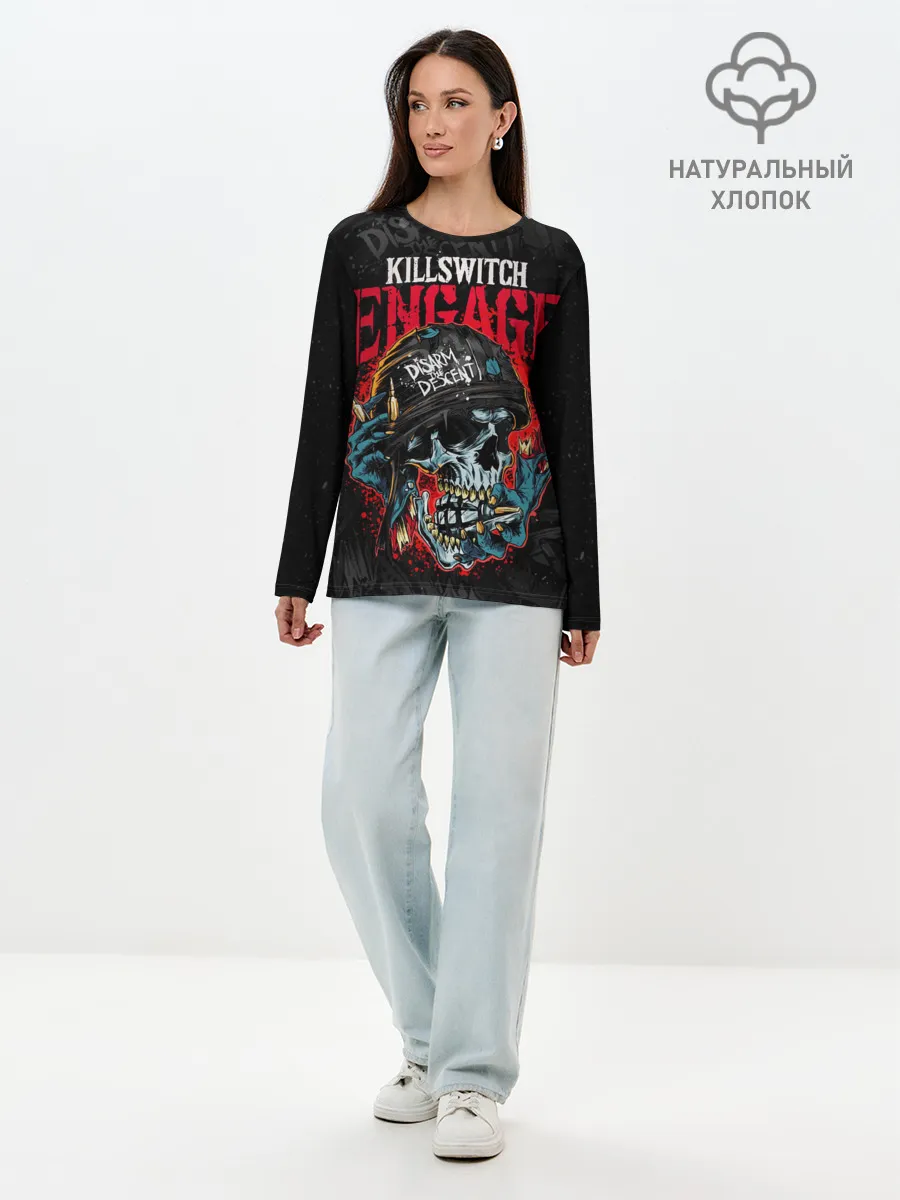 Лонгслив женский. Хлопок / Killswitch Engage