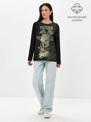 Лонгслив женский. Хлопок / Mastodon