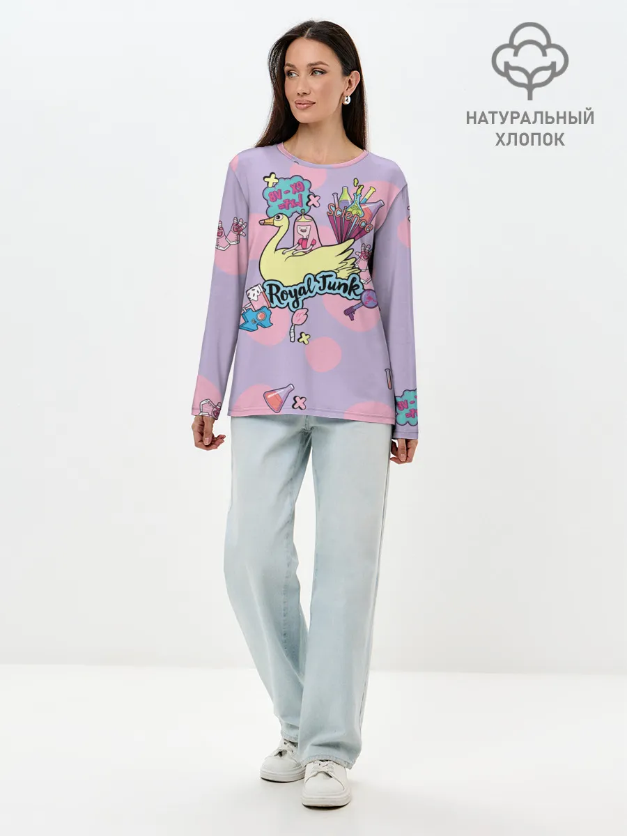 Лонгслив женский. Хлопок / Royal Junk