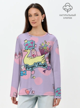 Лонгслив женский. Хлопок / Royal Junk