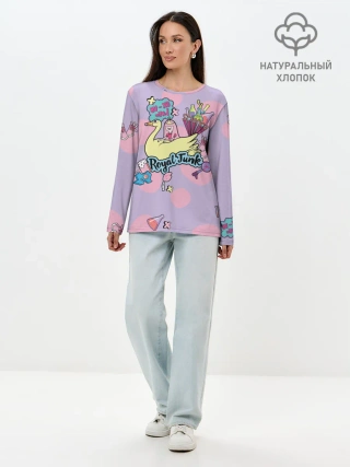 Лонгслив женский. Хлопок / Royal Junk