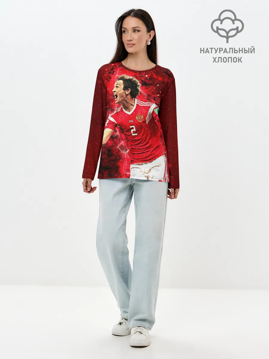 Лонгслив женский. Хлопок / Марио Фернандес