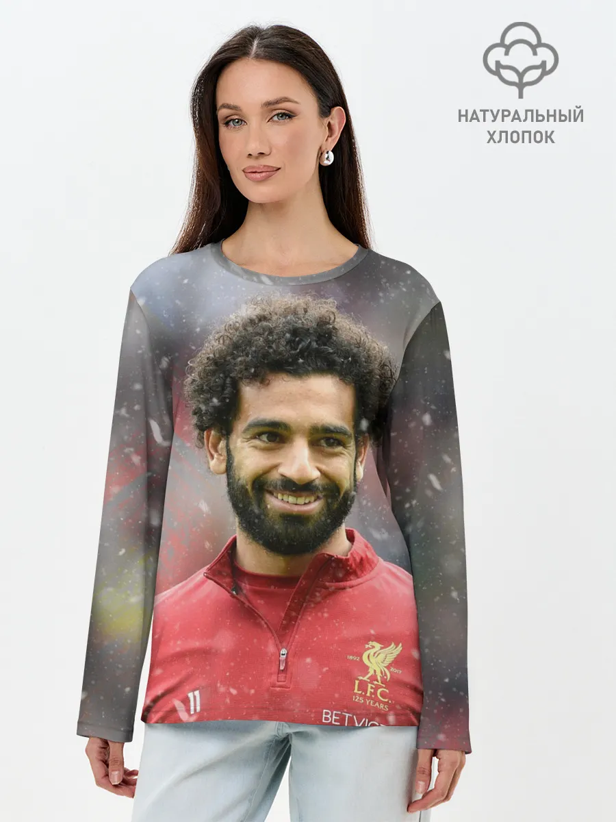 Лонгслив женский. Хлопок / Мохаммед Салах