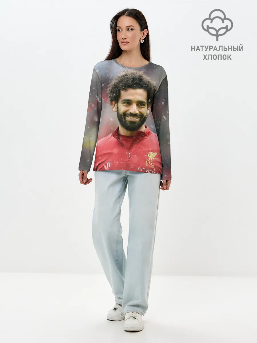 Лонгслив женский. Хлопок / Мохаммед Салах