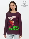 Лонгслив женский. Хлопок / Merry Christmas