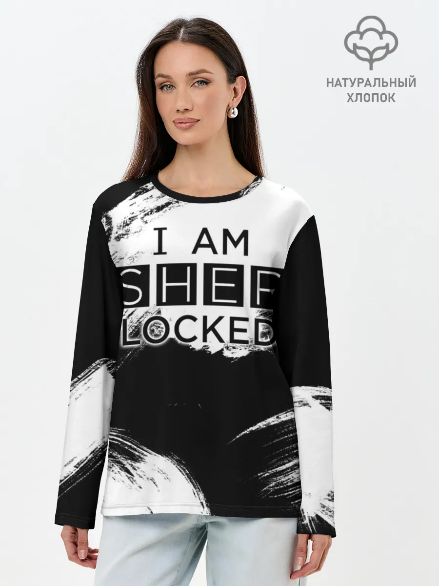 Лонгслив женский. Хлопок / Sherlock