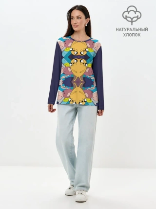 Лонгслив женский. Хлопок / Время Приключений