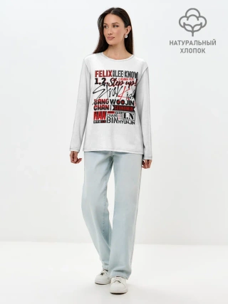 Лонгслив женский. Хлопок / Stray Kids