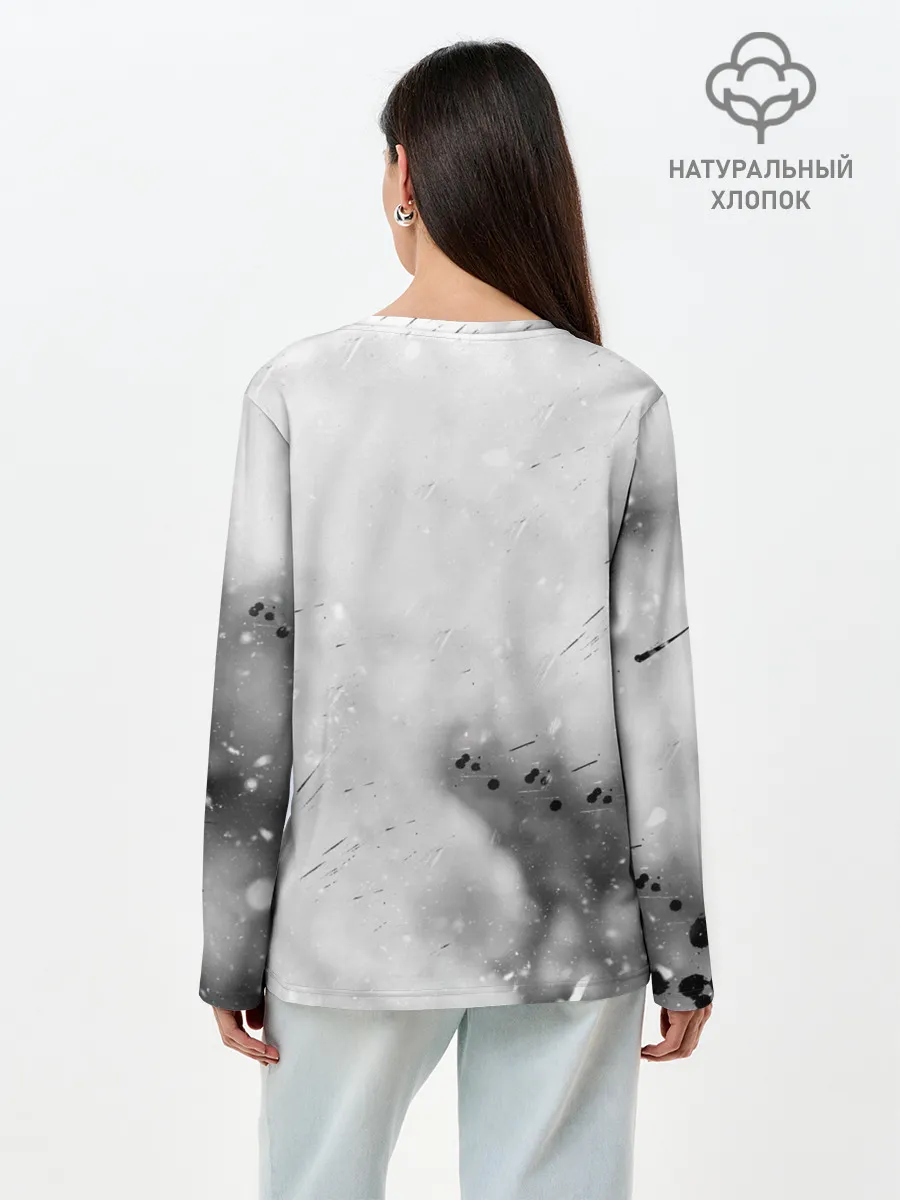 Лонгслив женский. Хлопок / Пауло Дибала