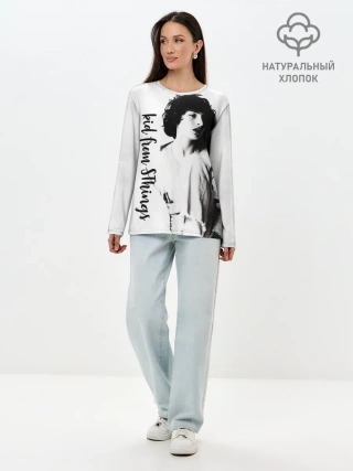 Лонгслив женский. Хлопок / Финн Вулфард