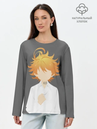 Лонгслив женский. Хлопок / Эмма неверленд