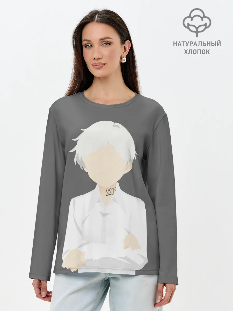 Лонгслив женский. Хлопок / Норман
