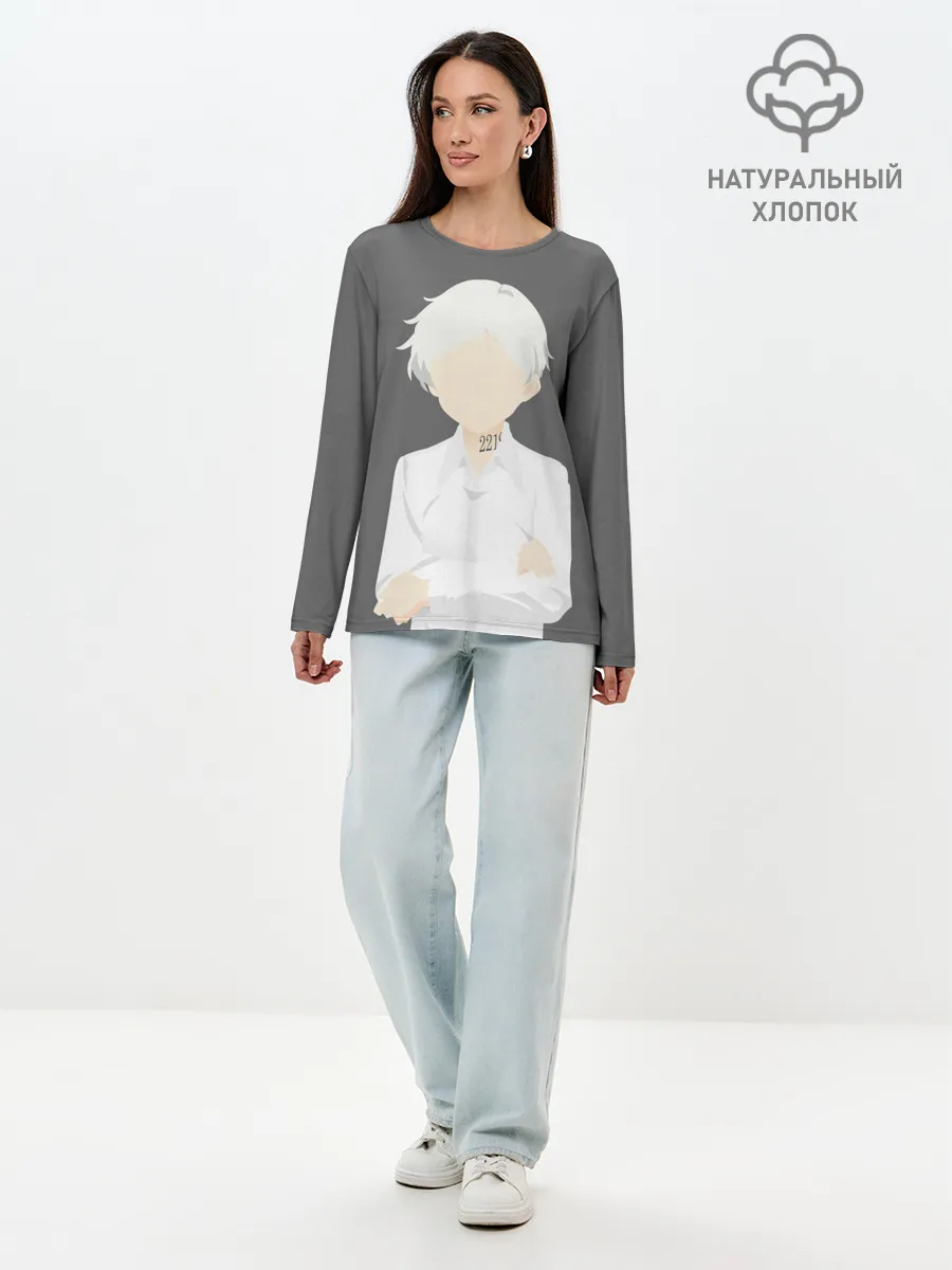 Лонгслив женский. Хлопок / Норман