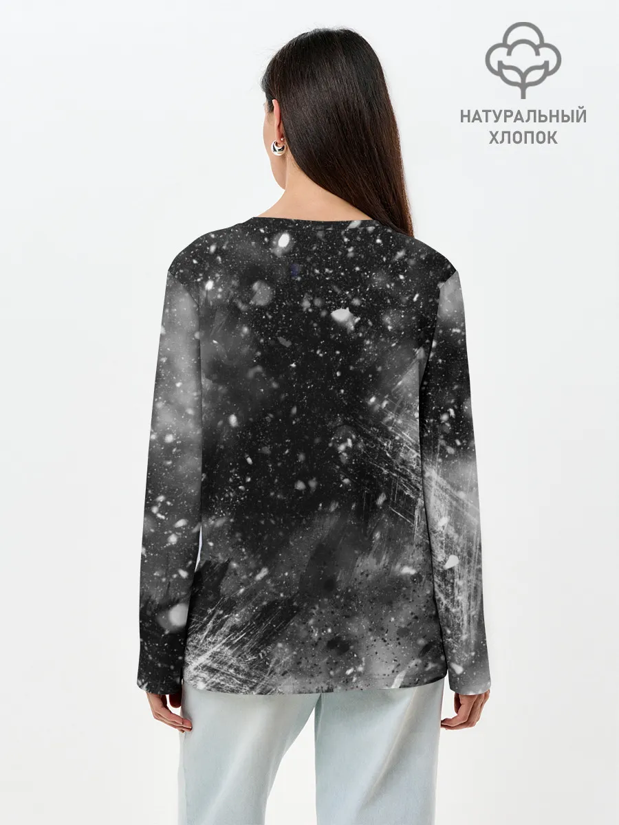 Лонгслив женский. Хлопок / Лео Месси