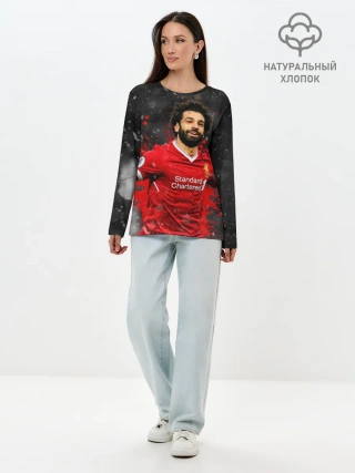Лонгслив женский. Хлопок / Мохаммед Салах