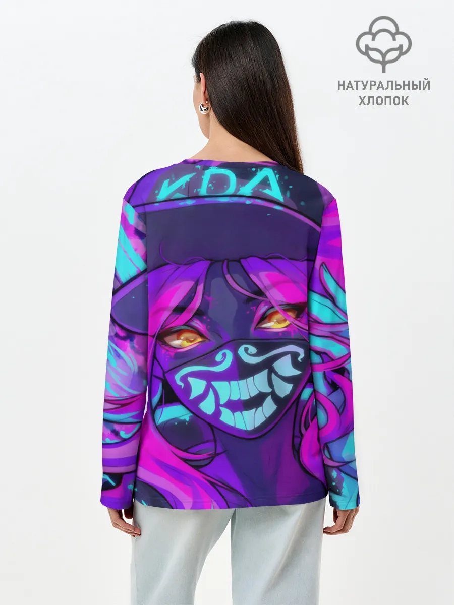 Лонгслив женский. Хлопок / Акали