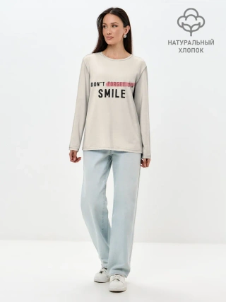 Лонгслив женский. Хлопок / НЕ
