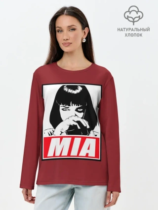 Лонгслив женский. Хлопок / MIA