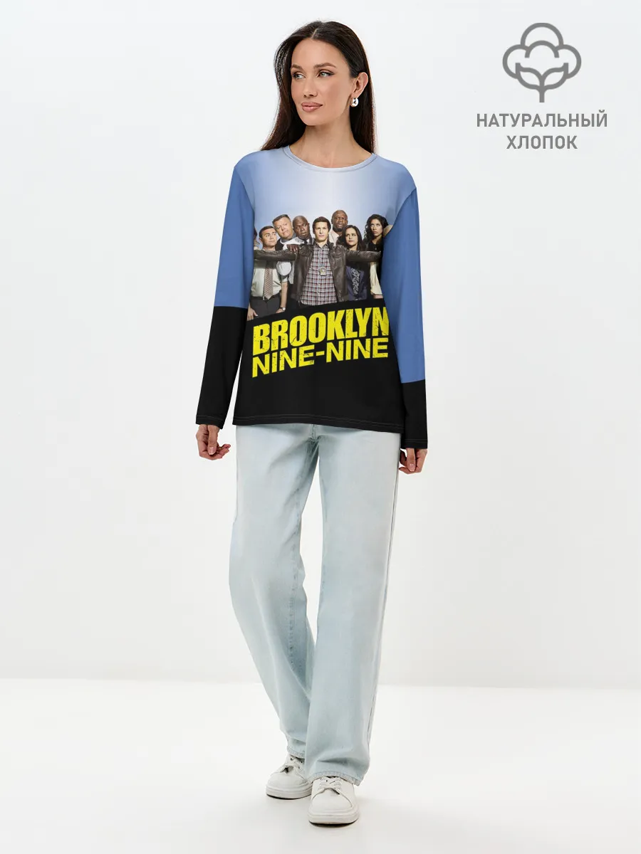 Лонгслив женский. Хлопок / Brooklyn Nine-Nine
