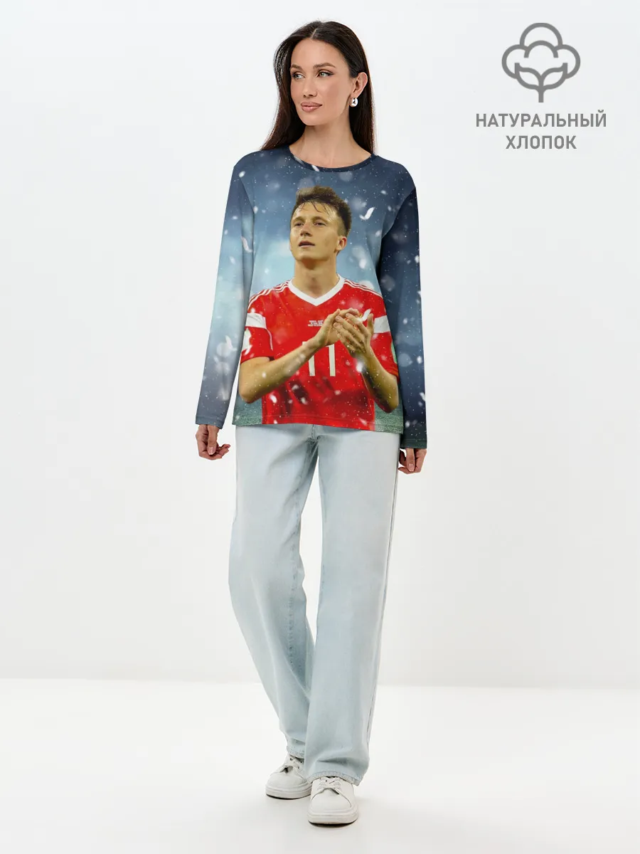Лонгслив женский. Хлопок / Александр Головин
