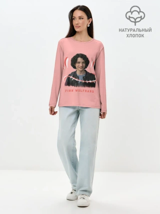 Лонгслив женский. Хлопок / finn wolfhard
