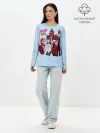 Лонгслив женский. Хлопок / Отель хазбин