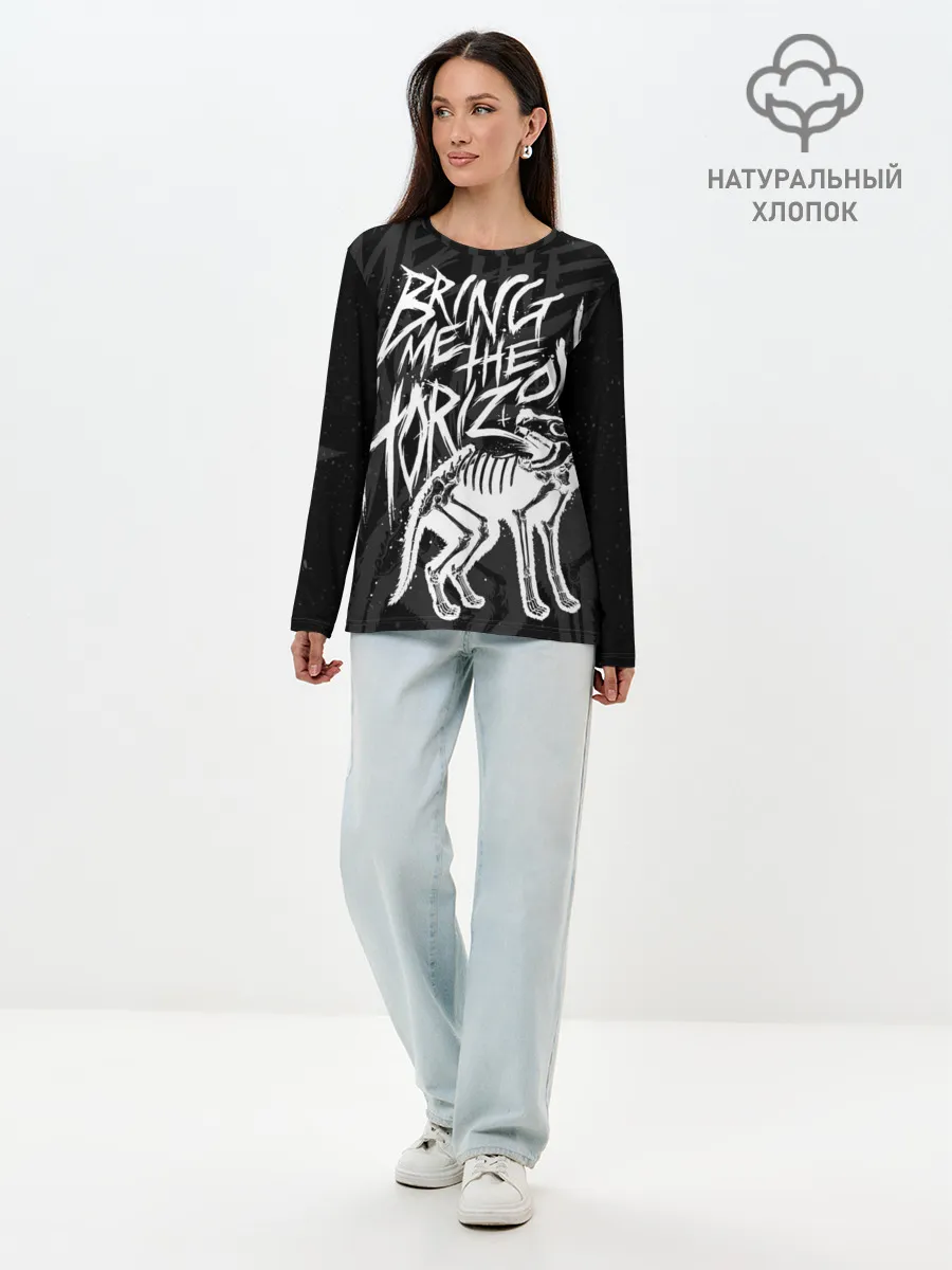 Лонгслив женский. Хлопок / Bring Me the Horizon
