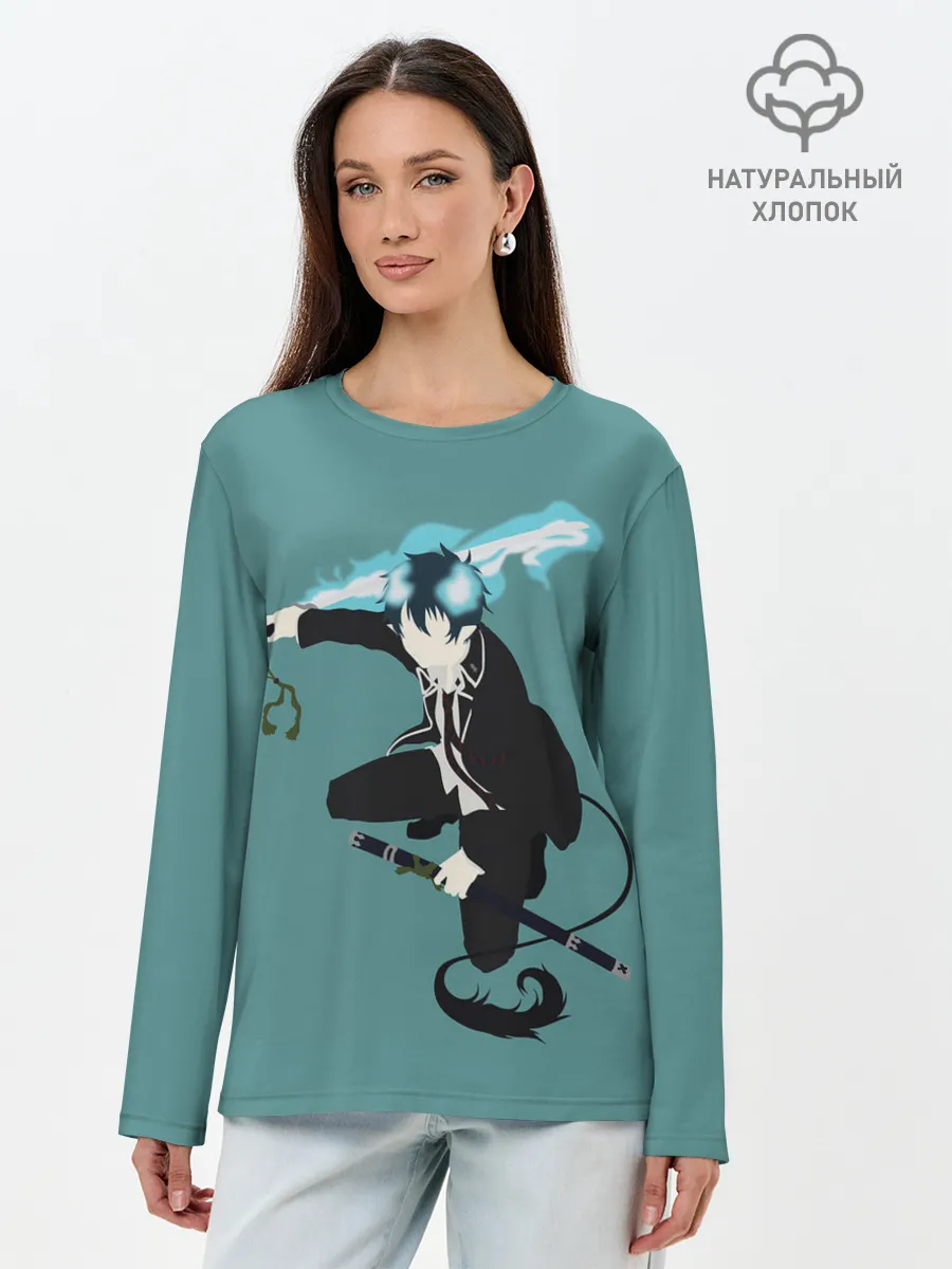 Лонгслив женский. Хлопок / Rin Okumura