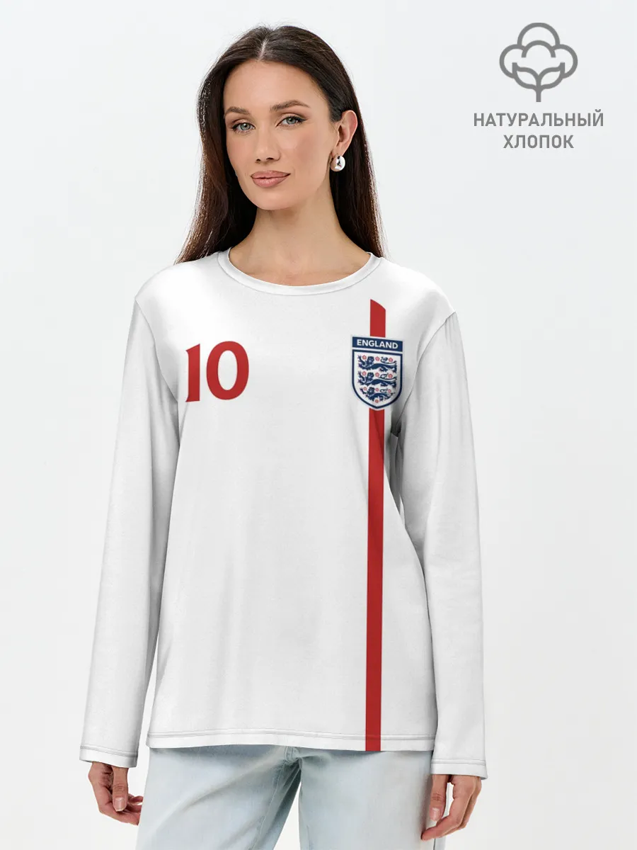 Лонгслив женский. Хлопок / Майкл Оуэн Англия Ретро