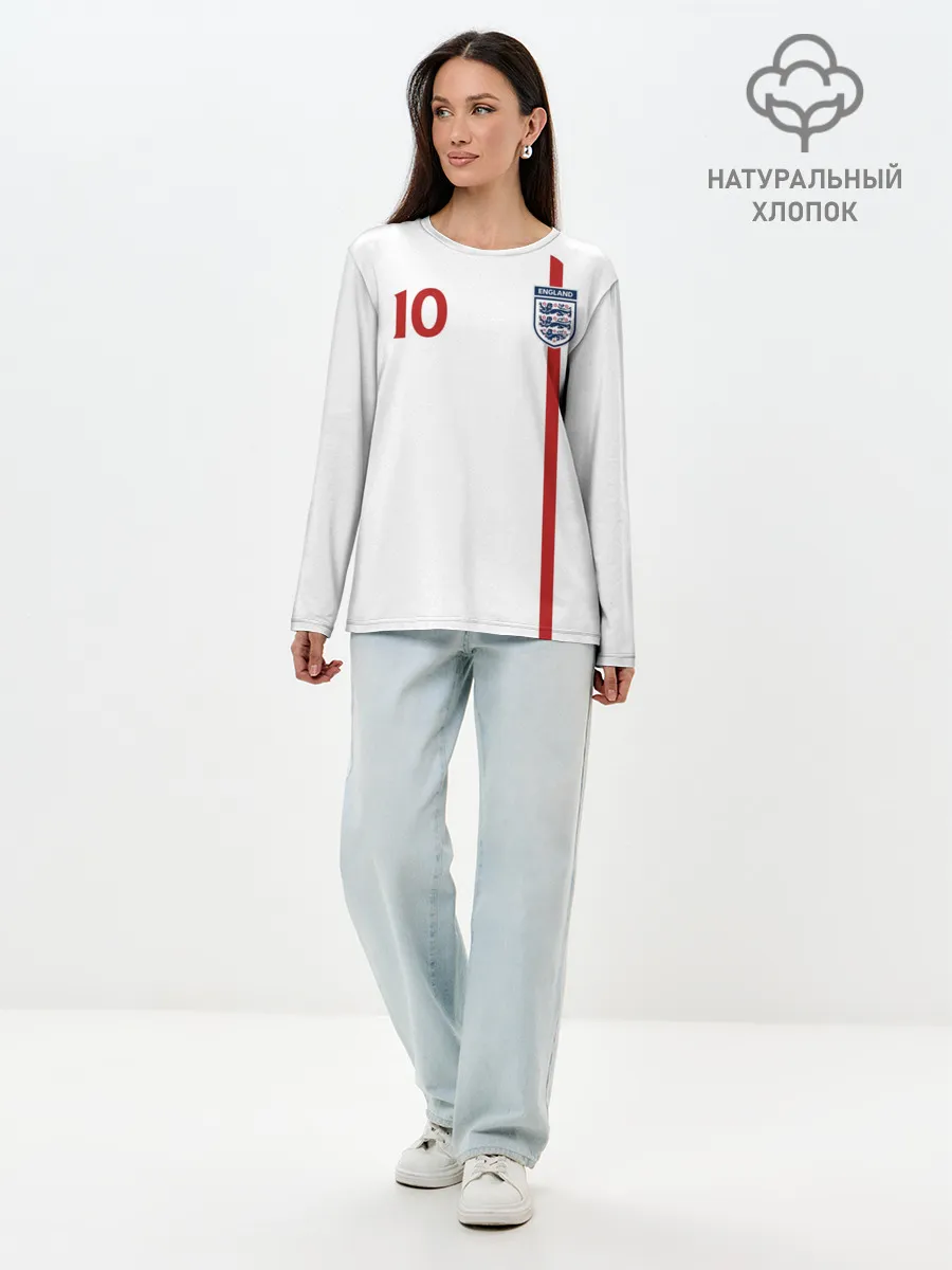 Лонгслив женский. Хлопок / Майкл Оуэн Англия Ретро