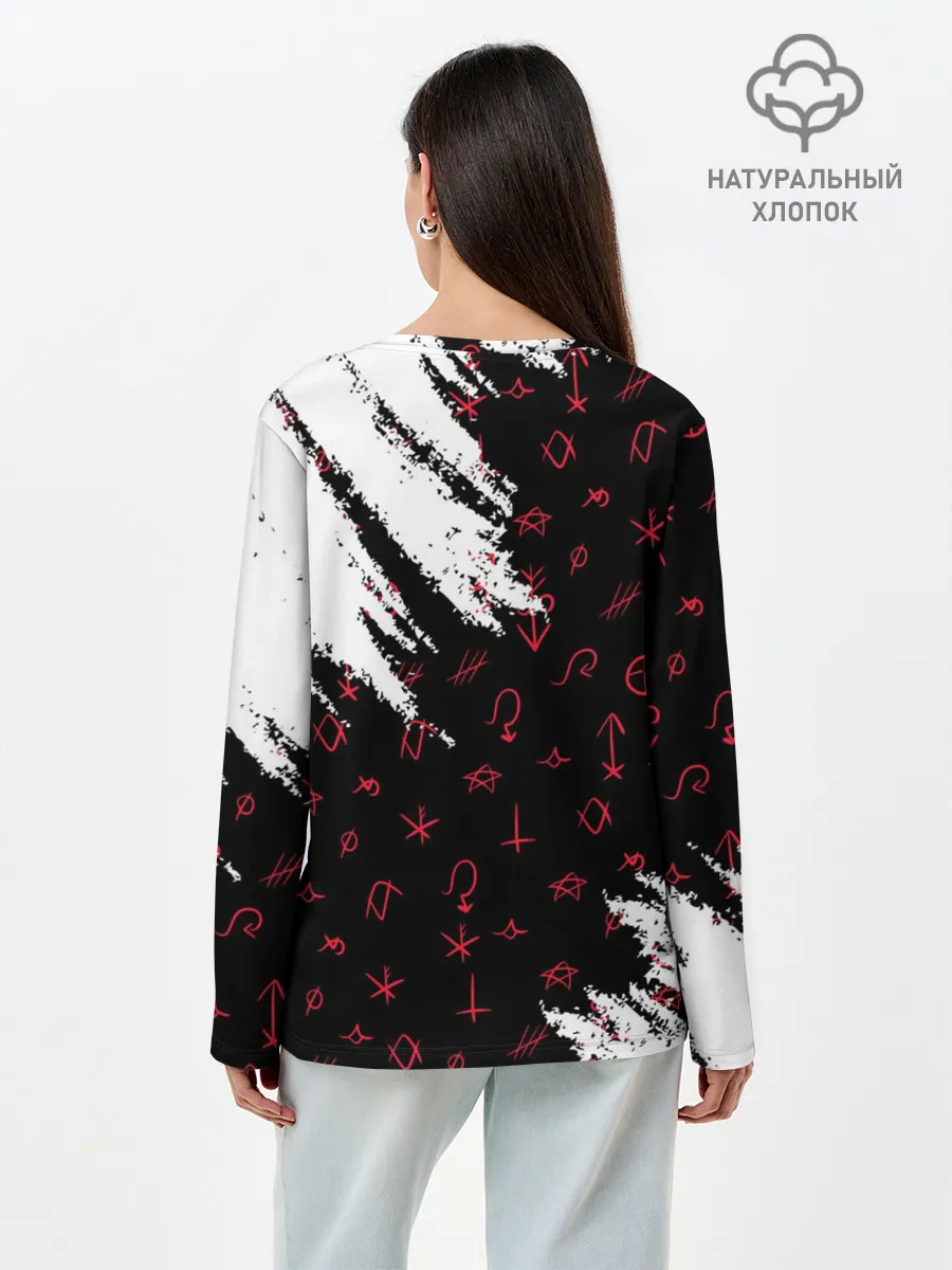 Лонгслив женский. Хлопок / ОТЕЛЬ ХАЗБИН АЛАСТОР