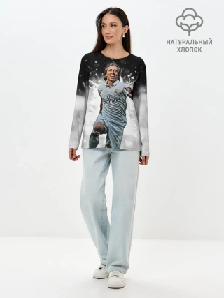 Лонгслив женский. Хлопок / Модрич