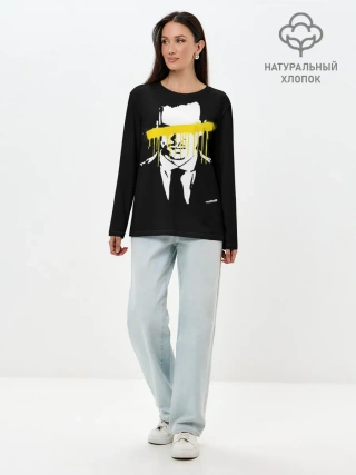 Лонгслив женский. Хлопок / Sherlock