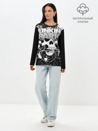 Лонгслив женский. Хлопок / Linkin Park