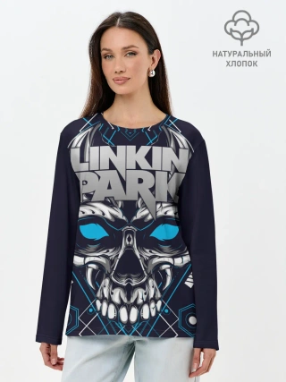 Лонгслив женский. Хлопок / Linkin Park